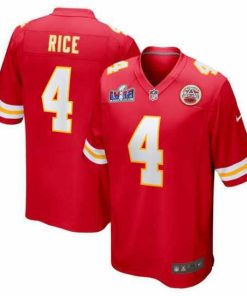 Gorgeous Kansas City Chiefs 4 Rashee Rice Red 2023 F.U.S.E  Vapor Untouchable Limited Stitched 2024 Super Bowl LVIII Jersey