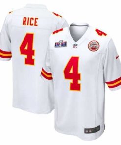 High quality Kansas City Chiefs 4 Rashee Rice White 2023 F.U.S.E  Vapor Untouchable Limited Stitched 2024 Super Bowl LVIII Jersey