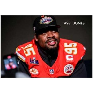 Gorgeous Kansas City Chiefs Chris Jones #95 Nike Men's Red NFL Vapor Super Bowl Jersey