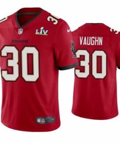 High quality Ke'Shawn Vaughn Buccaneers Red Super Bowl Lv Vapor Limited Jersey