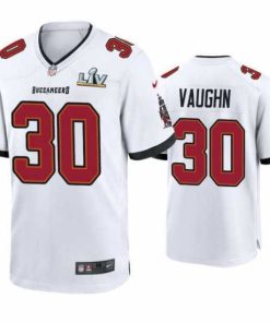 Finest Ke'Shawn Vaughn Buccaneers White Super Bowl Lv Game Jersey