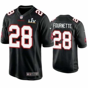 Superior Leonard Fournette Buccaneers Black Super Bowl Lv Game Fashion Jersey