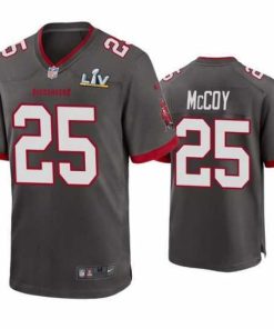 Superb Lesean Mccoy Buccaneers Pewter Super Bowl Lv Game Jersey