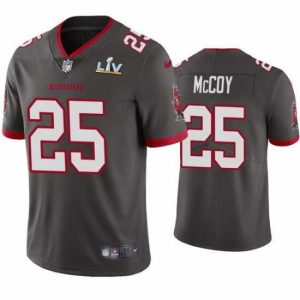 Finest Lesean Mccoy Buccaneers Pewter Super Bowl Lv Vapor Limited Jersey