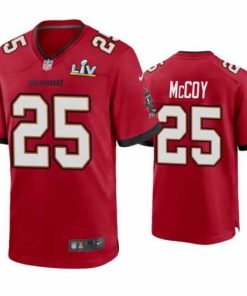 Gorgeous Lesean Mccoy Buccaneers Red Super Bowl Lv Game Jersey