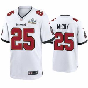 Finest Lesean Mccoy Buccaneers White Super Bowl Lv Game Jersey
