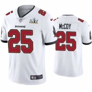 High quality Lesean Mccoy Buccaneers White Super Bowl Lv Vapor Limited Jersey