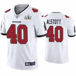 Exceptional Mike Alstott Buccaneers White Super Bowl Lv Vapor Limited Jersey