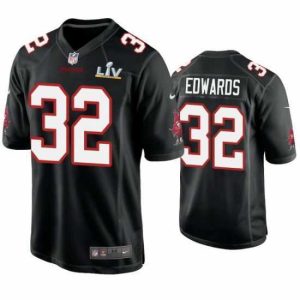 Exceptional Mike Edwards Buccaneers Black Super Bowl Lv Game Fashion Jersey