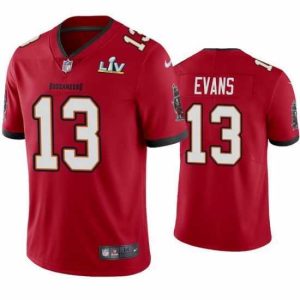 High quality Mike Evans Buccaneers Red Super Bowl Lv Vapor Limited Jersey