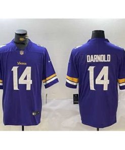 Superb Minnesota Vikings 14 Sam Darnold Purple Vapor Untouchable Limited Stitched Jersey