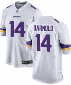 Outstanding Minnesota Vikings  14 Sam Darnold White Vapor Untouchable Limited Stitched Jersey