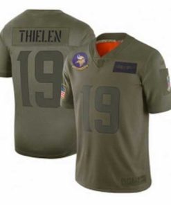 Premium Minnesota Vikings 19 Adam Thielen Limited Camo 2019 Salute to Service Football Jersey
