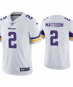 Gorgeous Minnesota Vikings 2 Alexander Mattison White Vapor Untouchable Limited Stitched Jersey