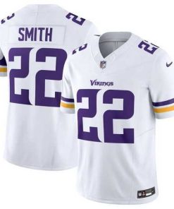 Finest Minnesota Vikings 22 Harrison Smith White 2023 F.U.S.E  Vapor Untouchable Stitched Jersey