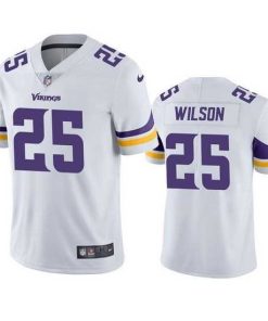 Exquisite Minnesota Vikings 25 Albert Wilson White Vapor Untouchable Stitched Jersey