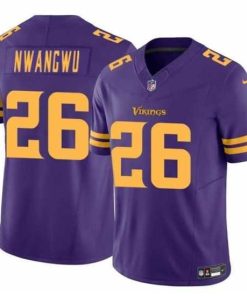 Finest Minnesota Vikings 26 Kene Nwangwu Purple 2023 F.U.S.E  Color Rush Untouchable Limited Stitched Jersey