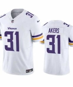 Exquisite Minnesota Vikings 31 Cam Akers White 2023 F.U.S.E  Vapor Untouchable Limited Stitched Jersey