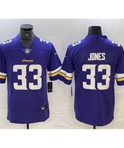 Marvelous Minnesota Vikings 33 Aaron Jones Purple Vapor Untouchable Limited Stitched Jersey