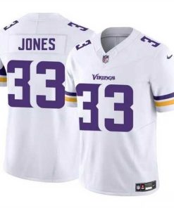 Marvelous Minnesota Vikings 33 Aaron Jones White F.U.S.E  Vapor Untouchable Limited Stitched Jersey