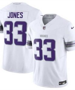 Superior Minnesota Vikings 33 Aaron Jones White F.U.S.E  Winter Warrior Limited Stitched Jersey