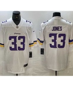 Superior Minnesota Vikings 33 Aaron Jones White Vapor Untouchable Limited Stitched Jersey