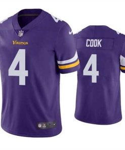 Gorgeous Minnesota Vikings 4 Dalvin Cook Purple Vapor Untouchable Stitched Jersey
