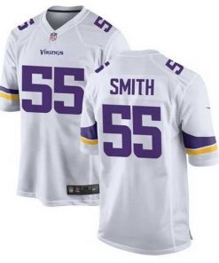 Exquisite Minnesota Vikings 55 Za 27Darius Smith White Stitched jersey