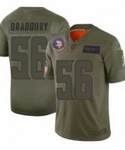 High quality Minnesota Vikings 56 Garrett Bradbury Limited Camo 2019 Salute to Service Football Jersey