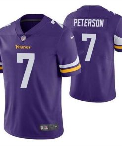 Gorgeous Minnesota Vikings 7 Patrick Peterson Purple Vapor Untouchable Stitched Jersey