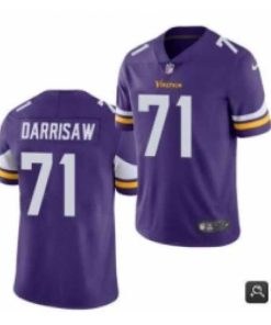 Exquisite Minnesota Vikings 71 Christian Darrisaw Purple 2021 Vapor Untouchable Limited Stitched NFL Jersey