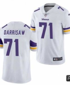High quality Minnesota Vikings #71 Christian Darrisaw White 2021 Vapor Untouchable Limited Stitched NFL Jersey