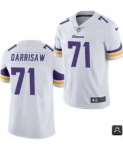 Superior Minnesota Vikings 71 Christian Darrisaw White 2021 Vapor Untouchable Limited Stitched NFL Jersey