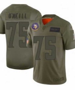 Superior Minnesota Vikings 75 Brian ONeill Limited Camo 2019 Salute to Service Football Jersey