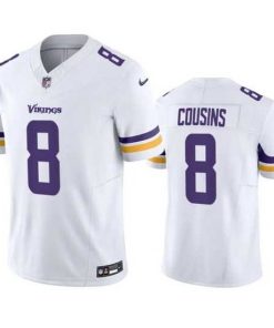 Exquisite Minnesota Vikings 8 Kirk Cousins White 2023 F.U.S.E  Vapor Untouchable Stitched Jersey