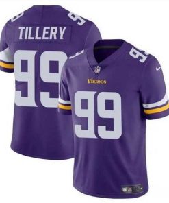 Exquisite Minnesota Vikings 99 Jerry Tillery Purple Vapor Untouchable Limited Stitched Jersey