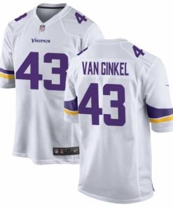 Superb Minnesota Vikings Andrew Van Ginkel White 2023 F.U.S.E Throwback Vapor Untouchable Limited Stitched Jersey