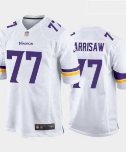 Superior Minnesota Vikings Christian Darrisaw Purple White 2021 Draft Jersey