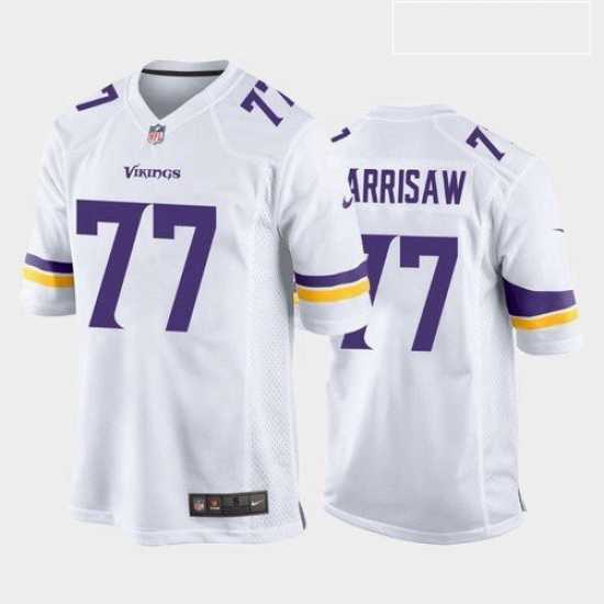 Superior Minnesota Vikings Christian Darrisaw Purple White 2021 Draft Jersey
