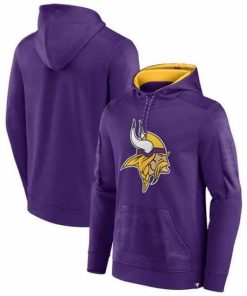 Finest Minnesota Vikings Purple On The Ball Pullover Hoodie