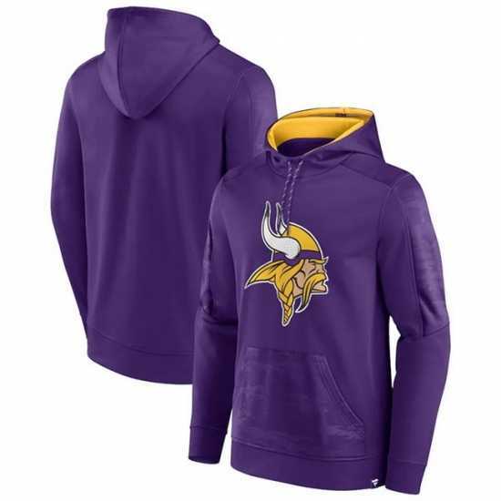 Finest Minnesota Vikings Purple On The Ball Pullover Hoodie