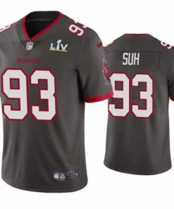 Outstanding Ndamukong Suh Buccaneers Pewter Super Bowl Lv Vapor Limited Jersey
