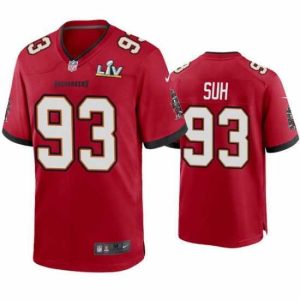 Exquisite Ndamukong Suh Buccaneers Red Super Bowl Lv Game Jersey