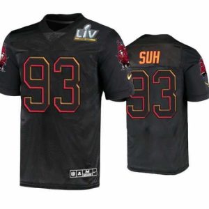 Finest Ndamukong Suh Tampa Bay Buccaneers Black Super Bowl Lv Jersey