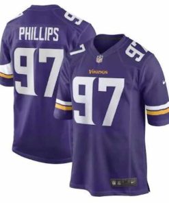 Superb Nike Minnesota Harrison Phillips #97 Purple Vapor Limited Jersey
