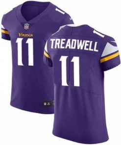 Finest Nike Vikings #11 Laquon Treadwell Purple Team Color Stitched NFL Vapor Untouchable Elite Jersey