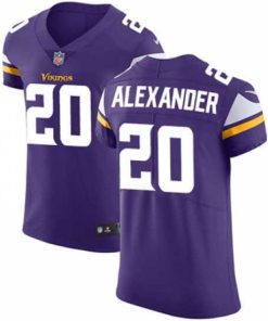 Superb Nike Vikings #20 Mackensie Alexander Purple Team Color Stitched NFL Vapor Untouchable Elite Jersey