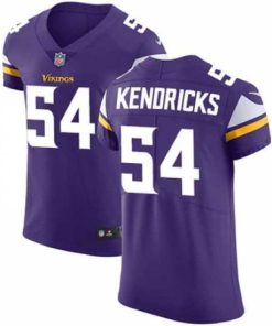 Outstanding Nike Vikings #54 Eric Kendricks Purple Team Color Stitched NFL Vapor Untouchable Elite Jersey
