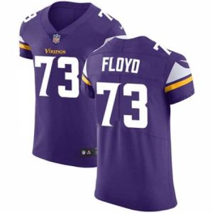 Exceptional Nike Vikings #73 Sharrif Floyd Purple Team Color Stitched NFL Vapor Untouchable Elite Jersey