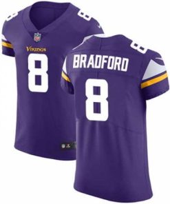 High quality Nike Vikings #8 Sam Bradford Purple Team Color Stitched NFL Vapor Untouchable Elite Jersey